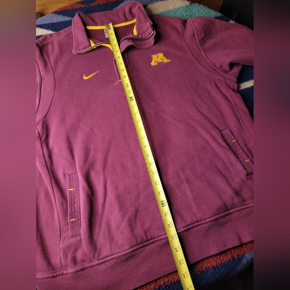 Nike Team Minnesota Golden Gophers Sweatshirt Mens XL 1/4 Zip NCAA - Picture 8 of 8